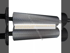 رولر بافت دهنده چرمی با قطر سفارشی برای نتایج اندازه گیری و رنگ بندی کامل